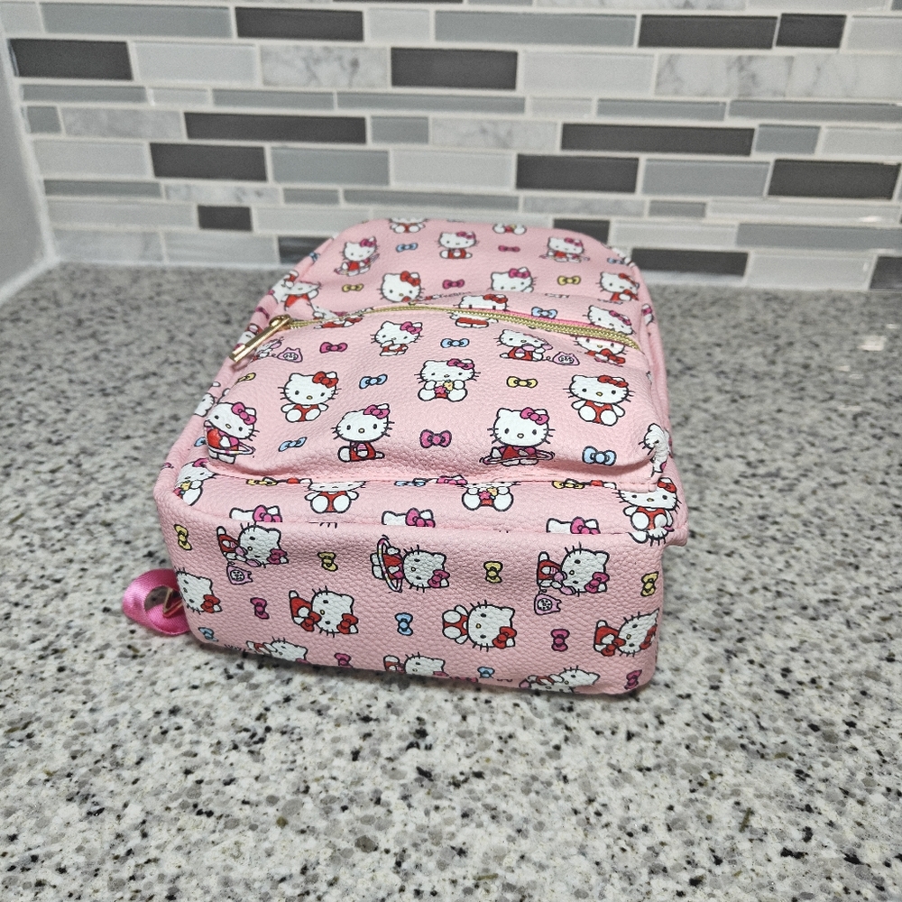 Hello Kitty Mini Backpack By Fast Forward (Pink, bow print) - Picture 5 of 6